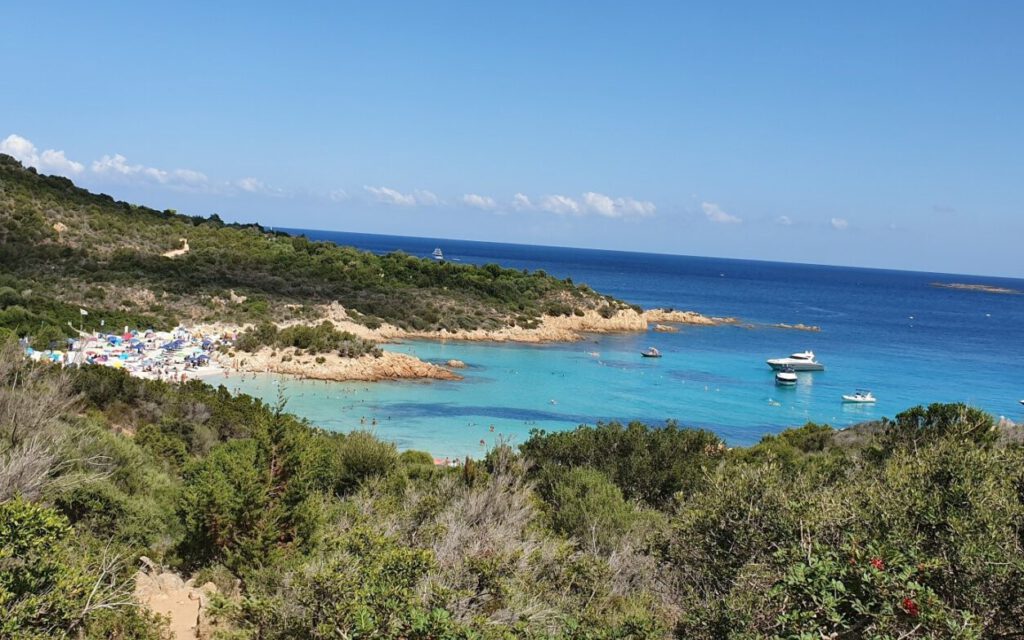 View of the Spiaggia del Príncipe (Costa Smeralda)